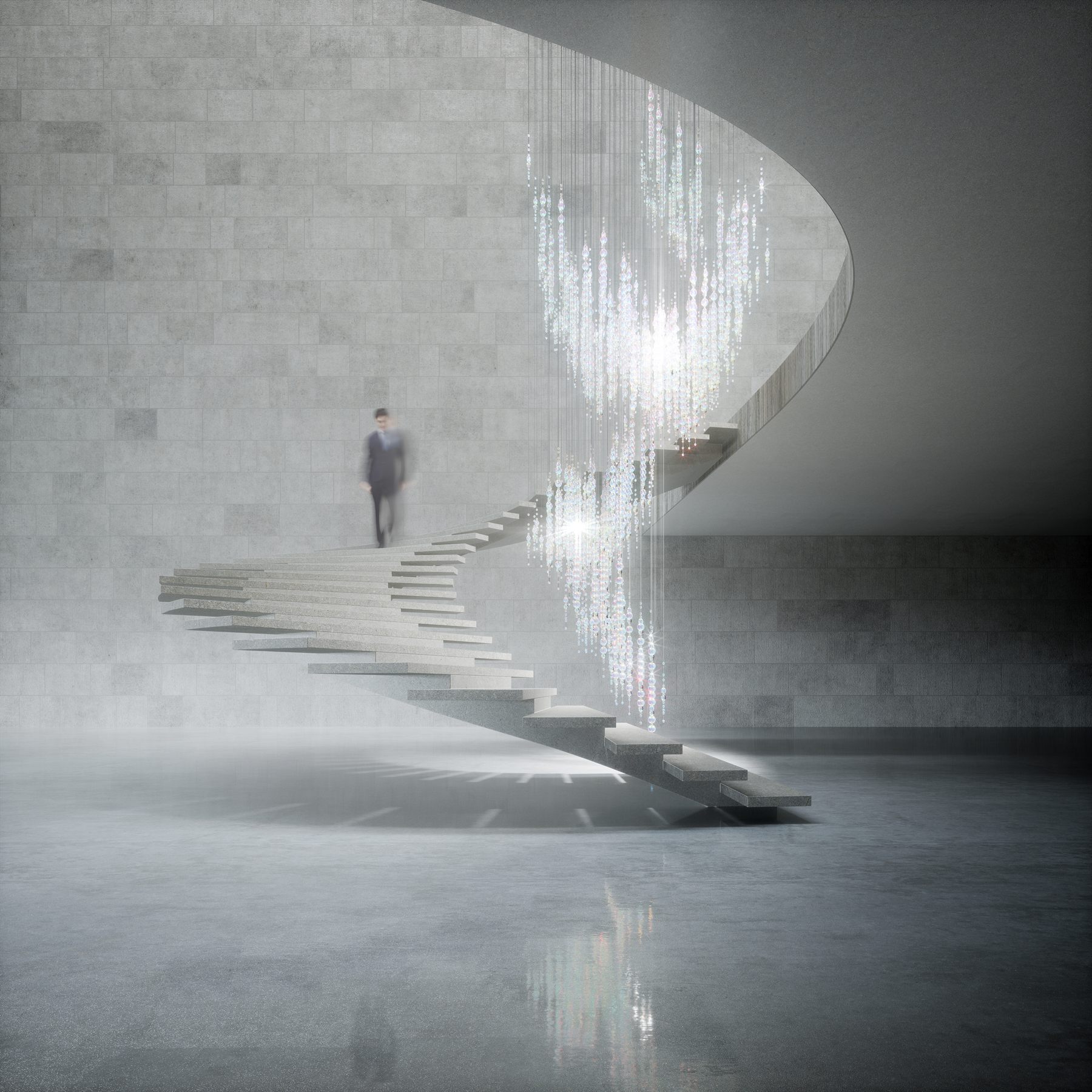 Swarovski Kristallwelten — Treppe