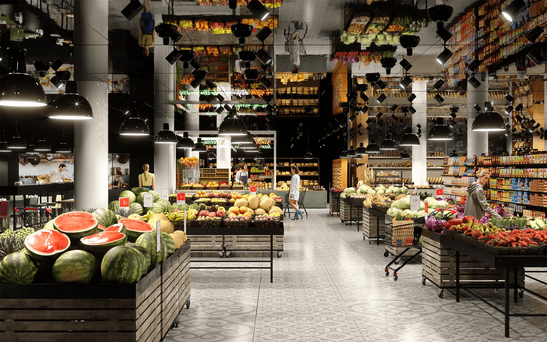 Supermarkt — Eingang