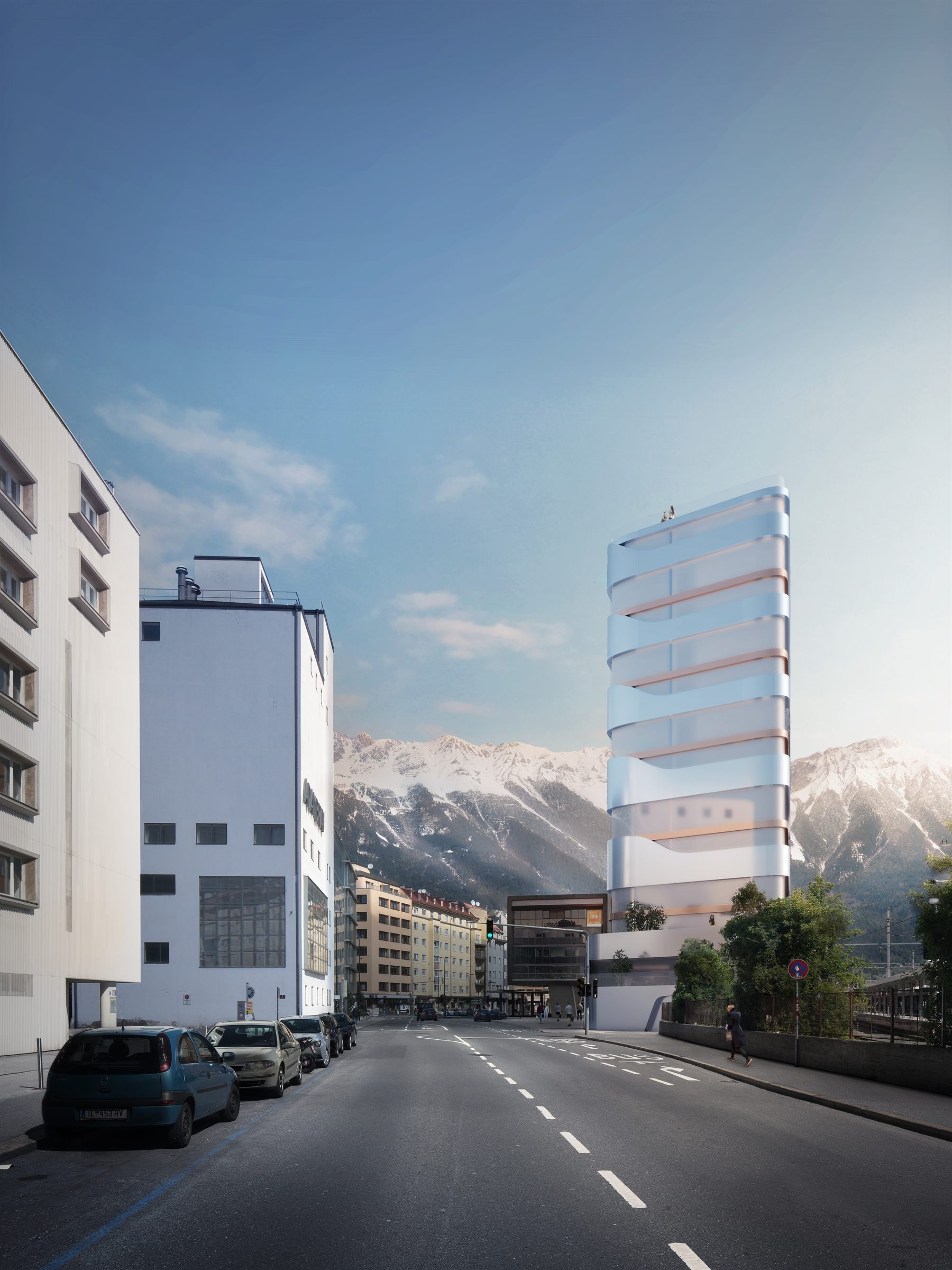 Pema 3 — Turm bei Dämmerung
